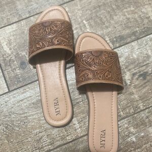 Tooled Myra Sandals